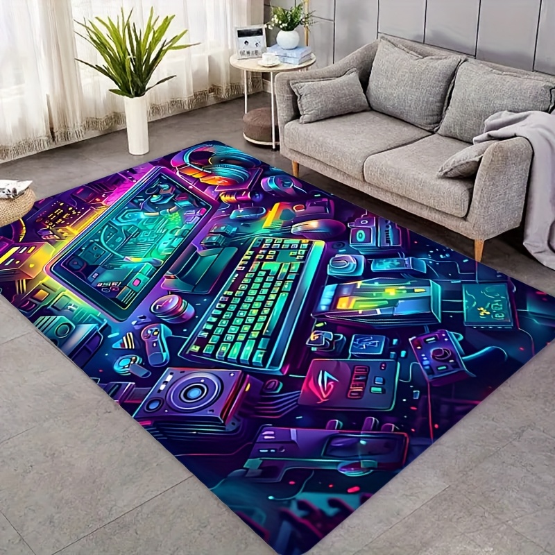 Cyberpunk Gaming Rug Flannel C - огляд і ціна Esports Gaming Room