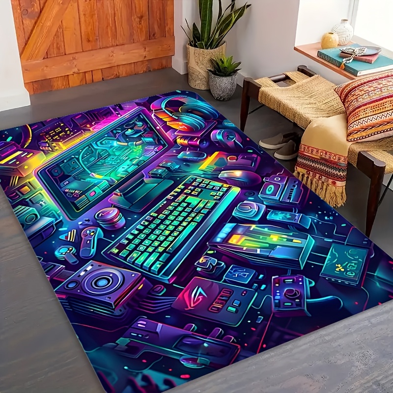 Cyberpunk Gaming Rug Flannel C - огляд і ціна Esports Gaming Room