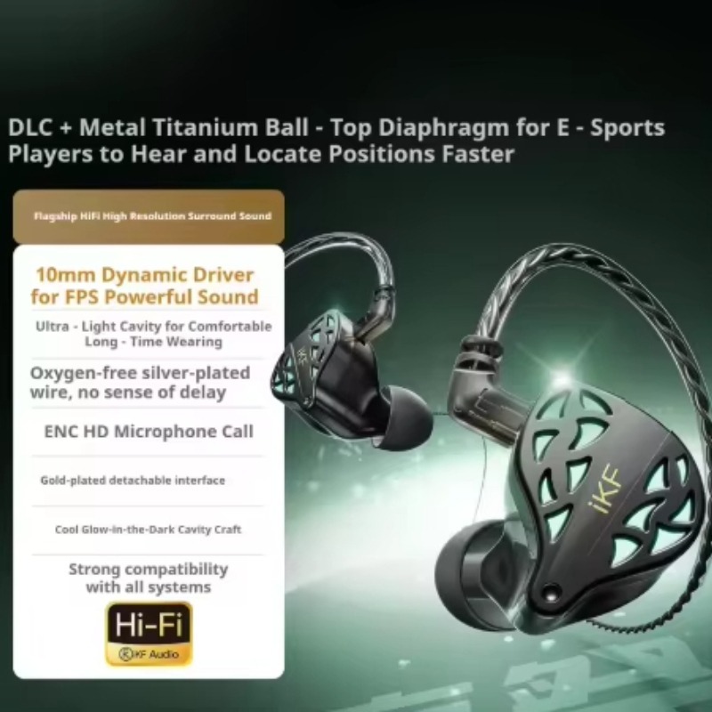 iKF for  Yeji Wired In Ear Hea - огляд і ціна Esports Gaming Setup