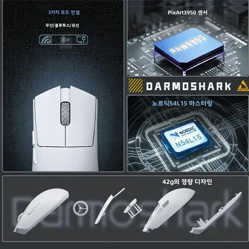 Darmoshark M3MICRO V2 Tri‑Mode - огляд і ціна Esports Gaming Setup