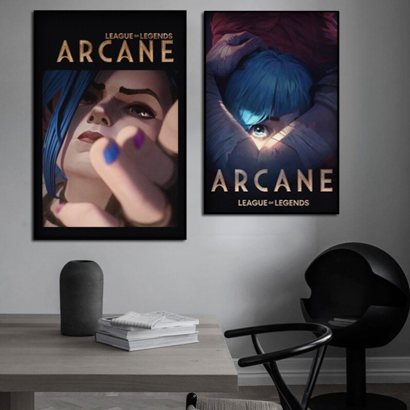 Arcane Jinx Close-Up Poster Un - огляд і ціна Esports Gaming Room
