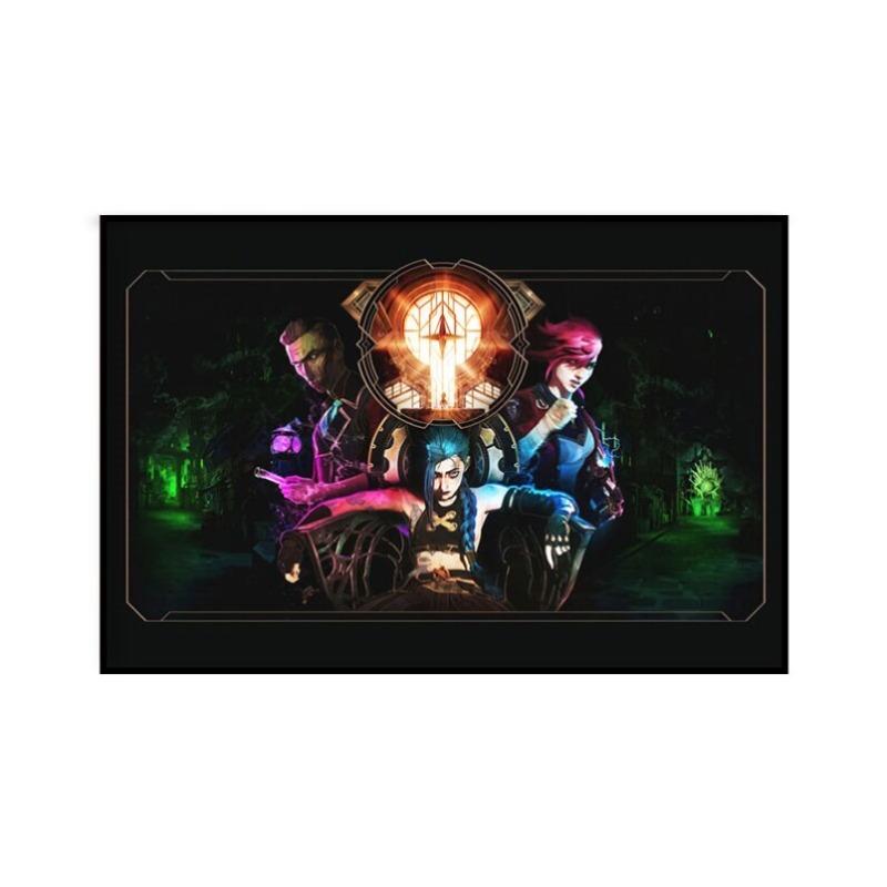 Arcane Jinx Close-Up Poster Un - огляд і ціна Esports Gaming Room