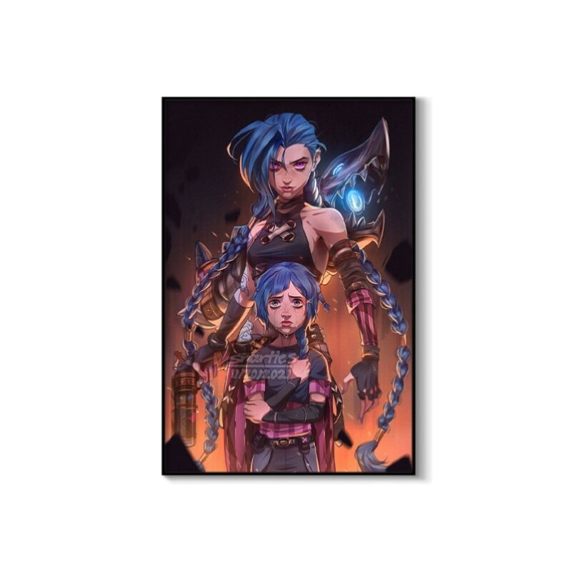 Arcane Jinx Close-Up Poster Un - огляд і ціна Esports Gaming Room