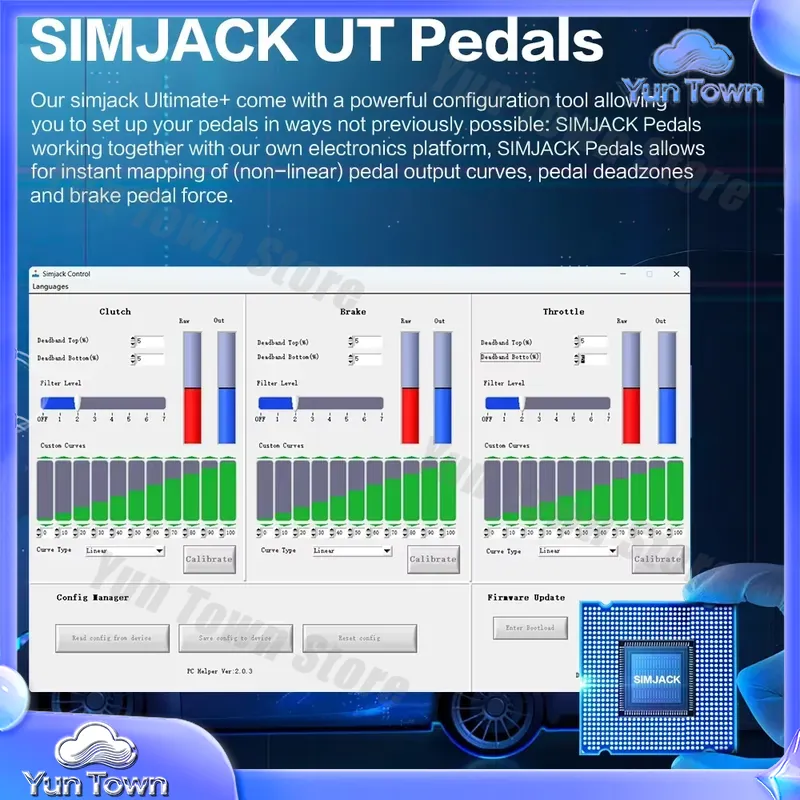 Simjack NEW UT Pedals for PC S - огляд і ціна Esports Gaming Setup
