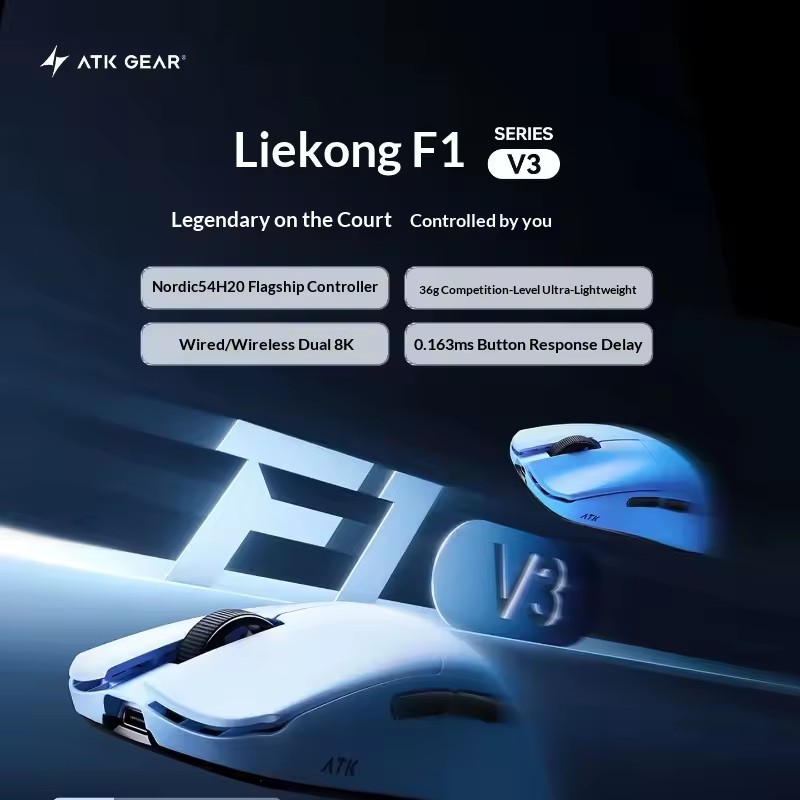 ATK F1 V2/V3 Tri Mode Wireless - огляд і ціна Esports Gaming