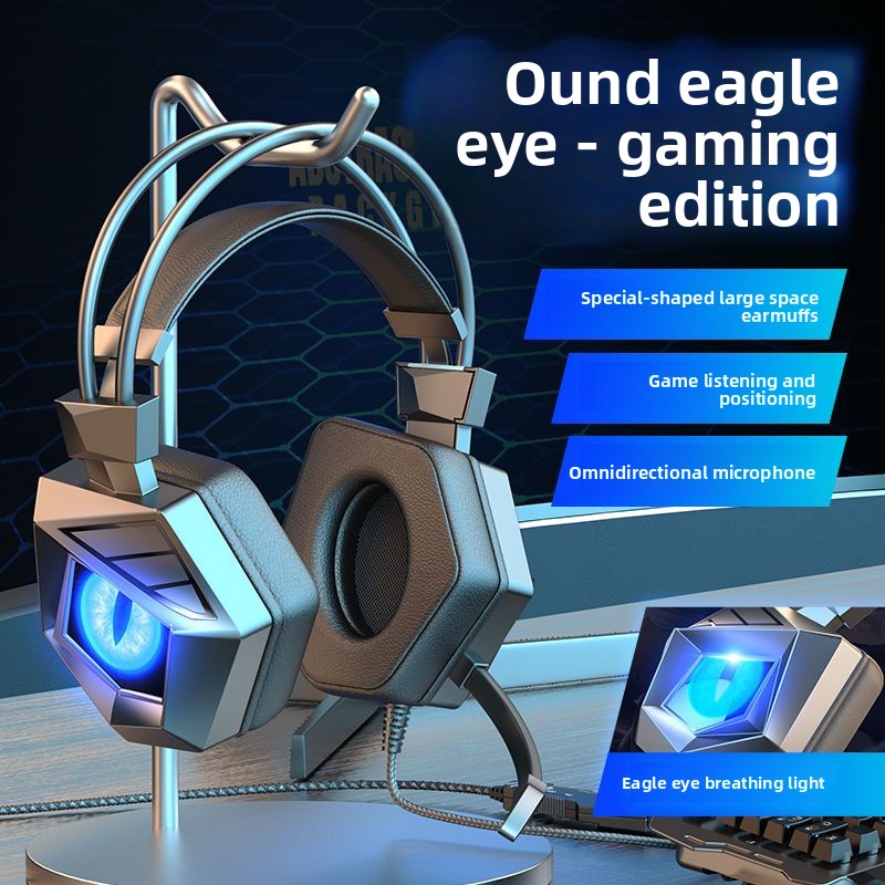 Custom Over-Ear Wired Headphon - огляд і ціна Esports Gaming Bar