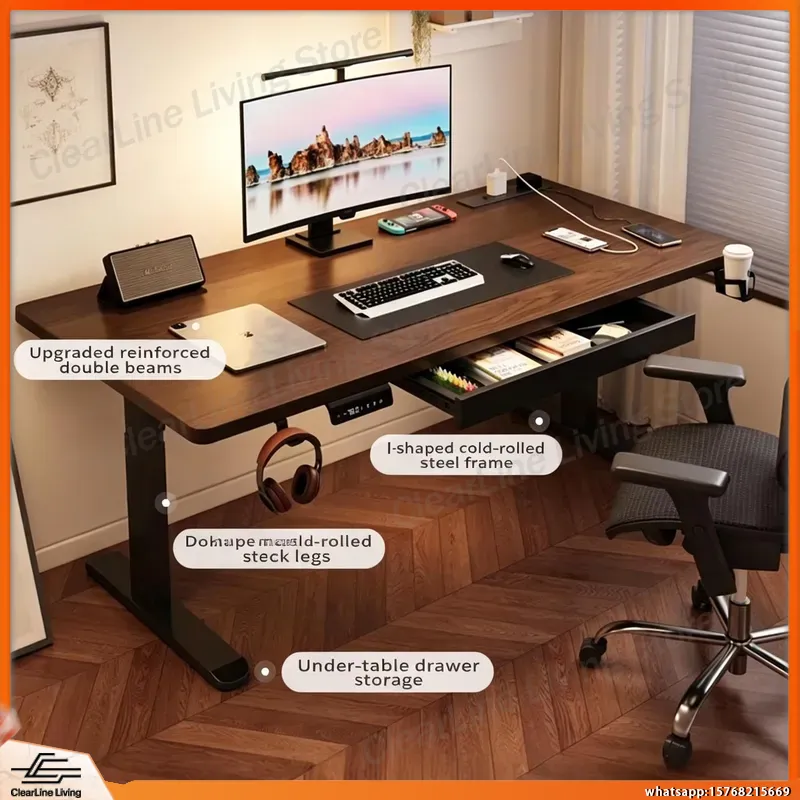 Electric Height Adjustable Gam - огляд і ціна Esports Gaming Setup
