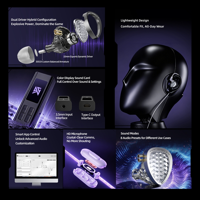 KZ Starbit Wired Gaming Earpho - огляд і ціна Esports Gaming Mobile