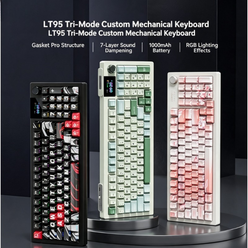 LT95 Tri-mode Mechanical Keybo - огляд і ціна Esports Gaming Setup