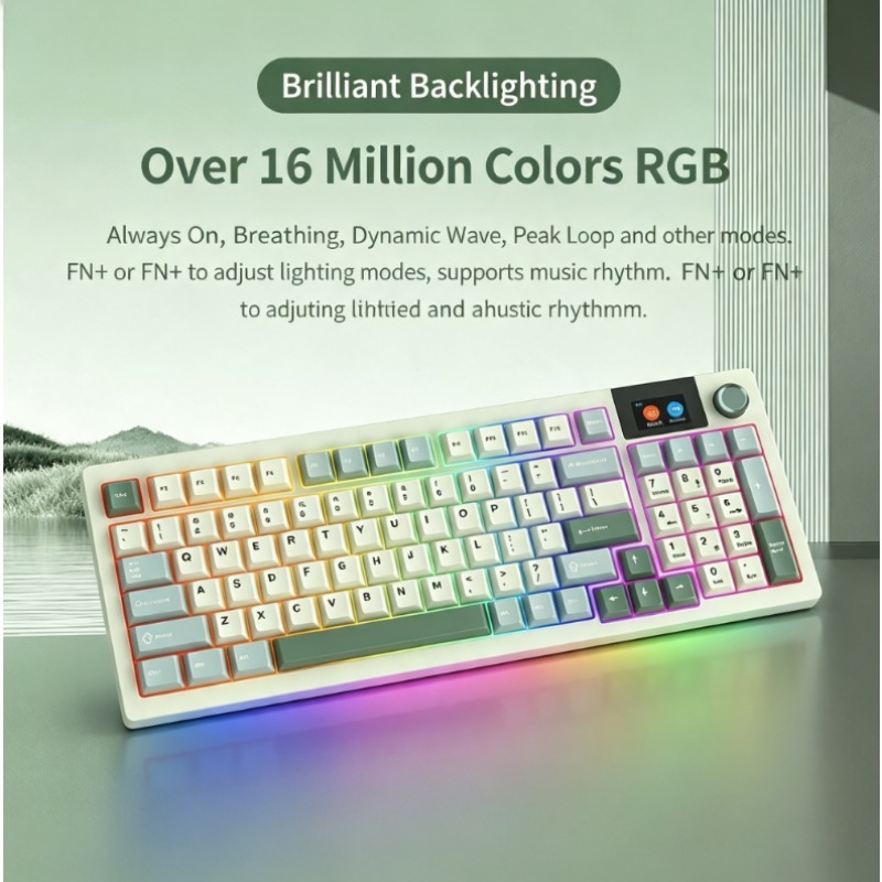LT95 Tri-mode Mechanical Keybo - огляд і ціна Esports Gaming Setup