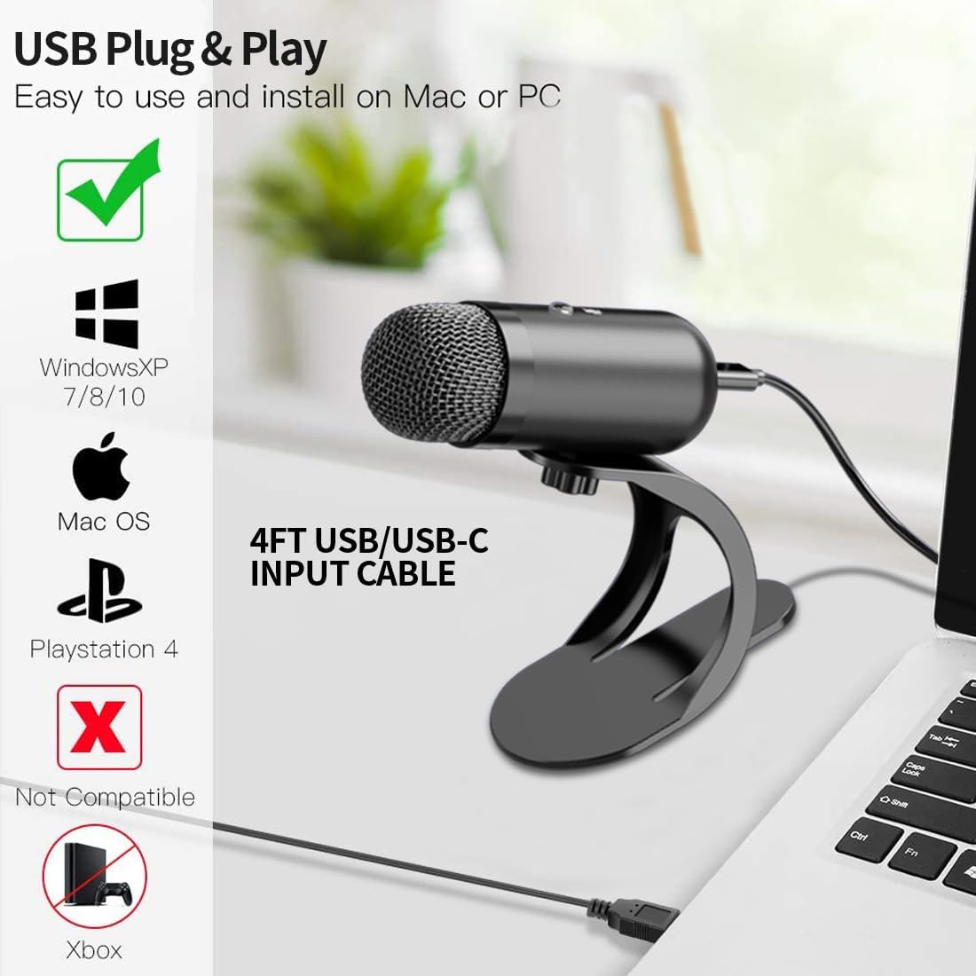 Professional USB Microphone Co - огляд і ціна Esports Gaming