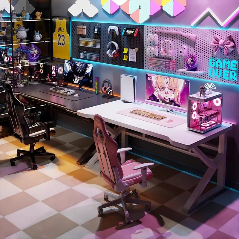 Double E-sports Gaming Desk Lo - огляд і ціна Esports Gaming Setup