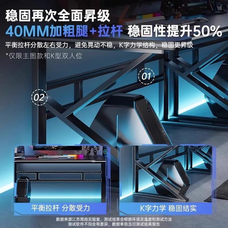 Double E-sports Gaming Desk Lo - огляд і ціна Esports Gaming Setup
