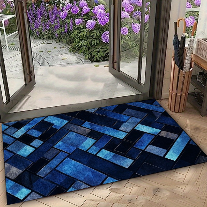 Nordic Blue Geometric Patchwor - огляд і ціна Esports Gaming Room