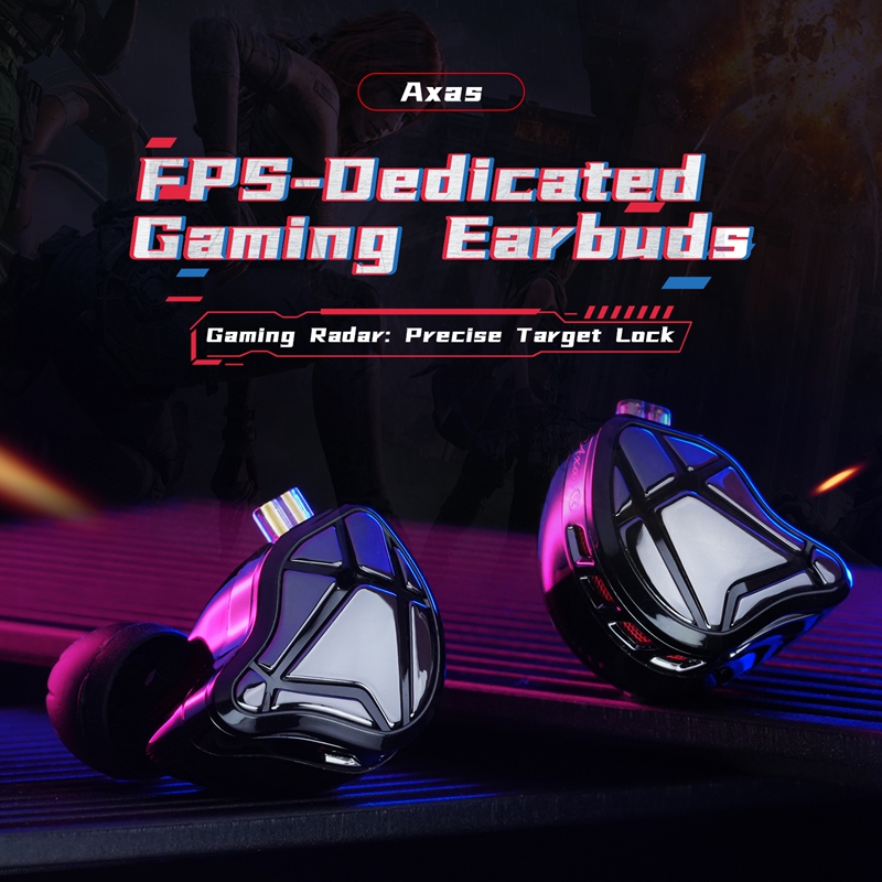  KZ Axas FPS Gaming IEM Headp - огляд і ціна Esports Gaming Mobile
